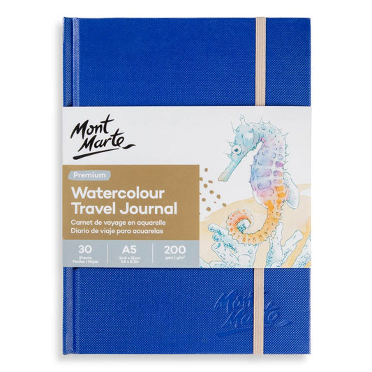 Mont Marte Watercolour Travel Journal Premium A5 30