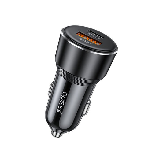 Yesido Fast Charging Car Charger 50W - Y64