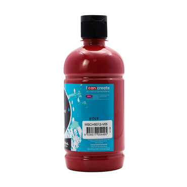 Mont Marte Acrylic Colour Signature 500ml (16.9 US fl.oz) - Crimson