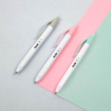 Blue ballpoint pen Milan pressure