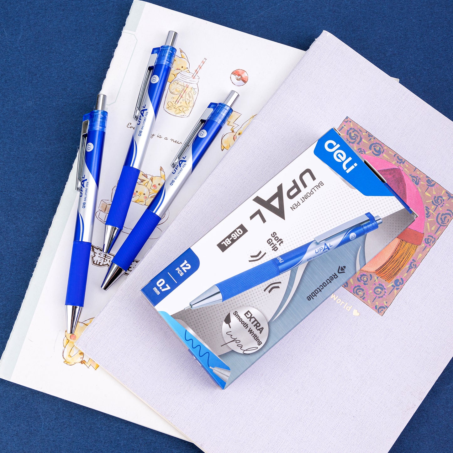 قلم حبر جاف يومي أزرق 0.7 - ديلي