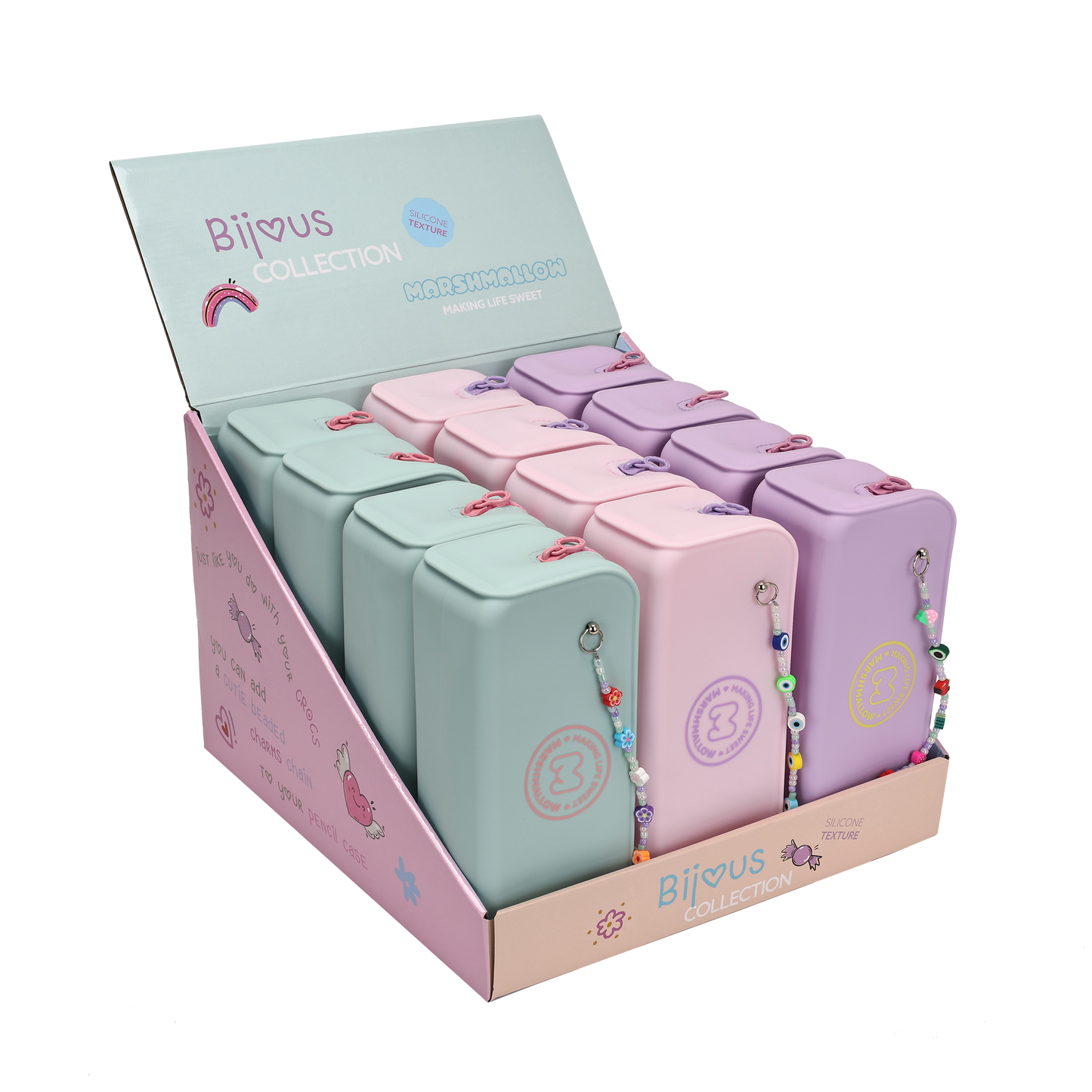 PORTA LÁPIS SILICONE PENCIL CASE 65156