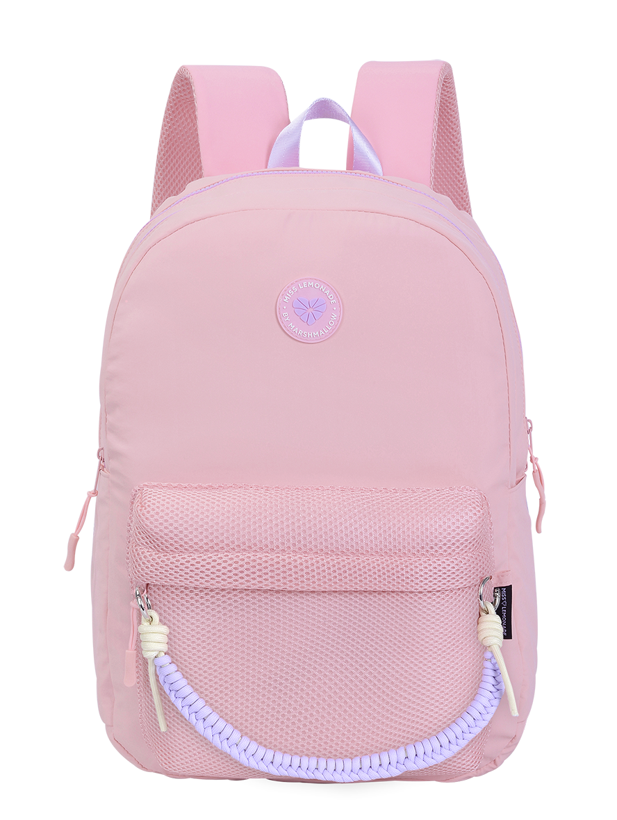 MISS LEMONADE MOCHILA MESHY PINK BACKPACKW/P