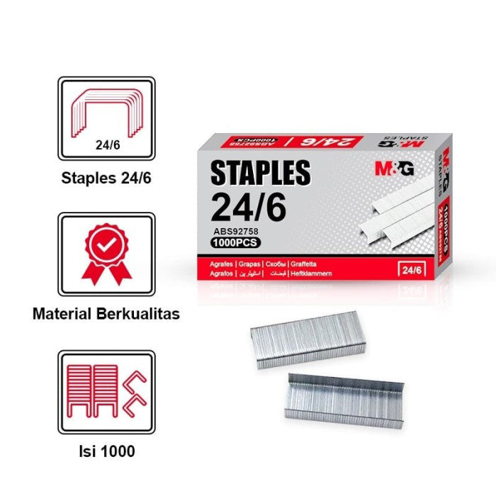 M&G Staples Pin Size 24/6