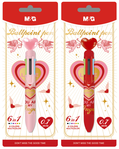 M&G 6in1 ballpoint pen 0.7 ABPU8178