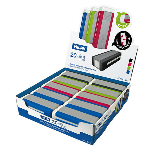 Erasers with Office protective case