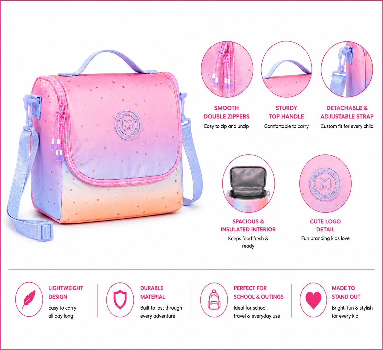 Lunch Bag Marshmallow GRADE 66058