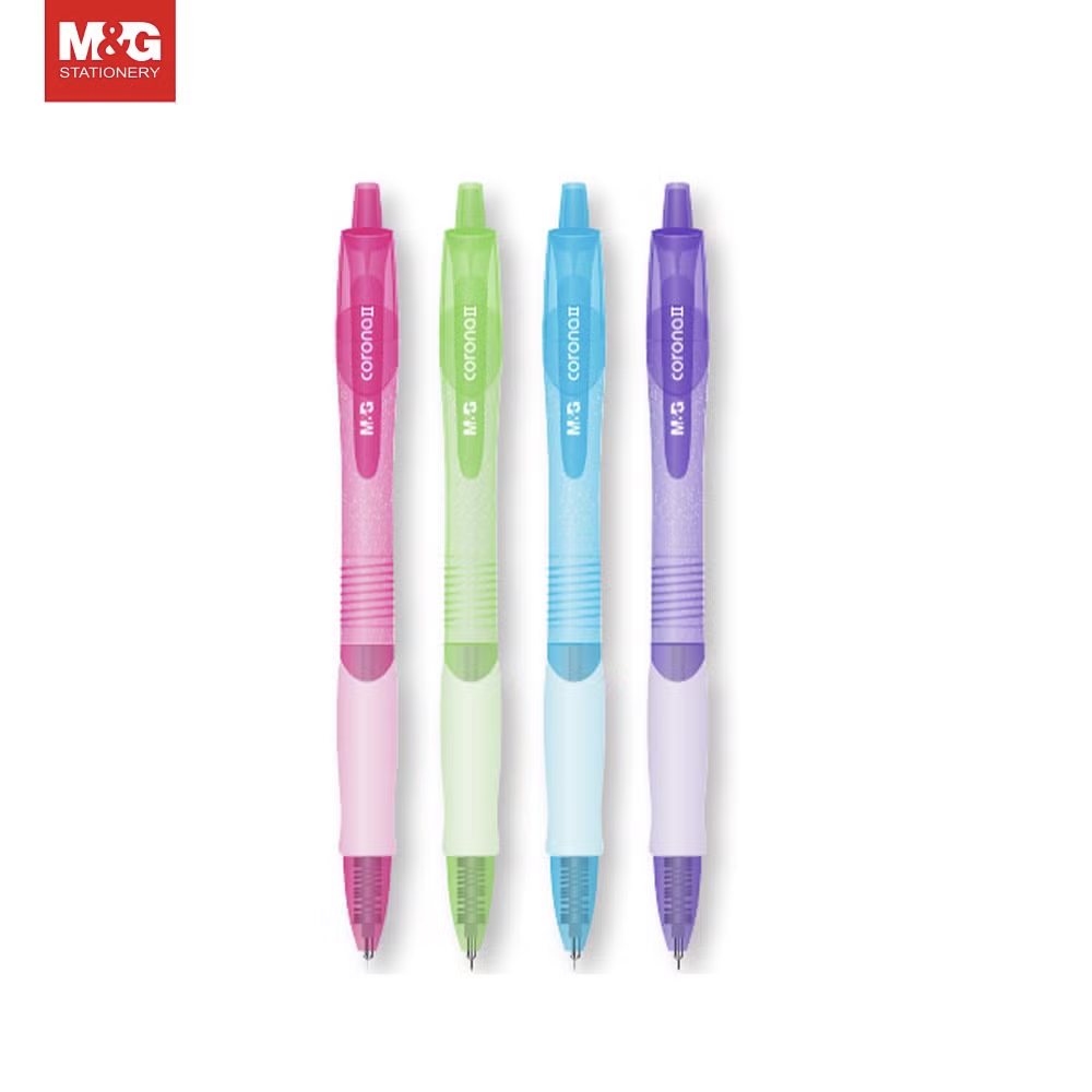 M&G Retractable Ball Pen Blue 0.38Mm