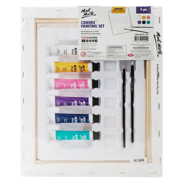 Kids Paint Me Set 10pc - Elephant