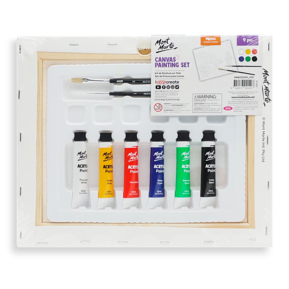 Kids Paint Me Set 10pc - Pirate