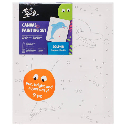 Kids Paint Me Set 10pc - Dolphin