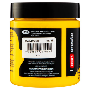 Dimension Acrylic Premium 250ml (8.5 US fl.oz) - Medium Yellow