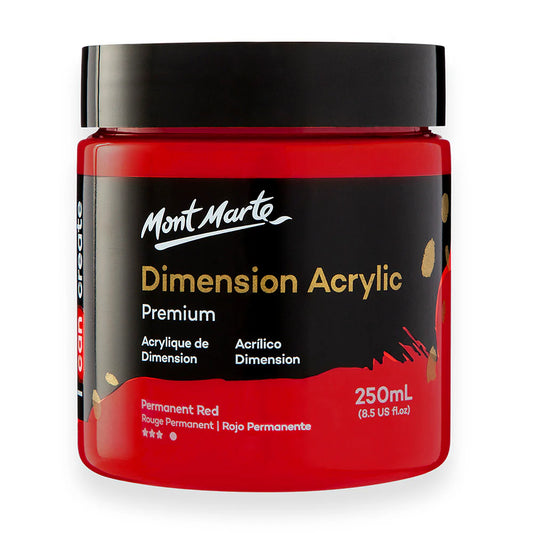 Dimension Acrylic Premium 250ml (8.5 US fl.oz) - أحمر دائم