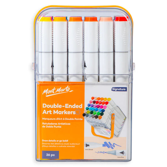 MM Double-Ended Art Markers in case 36pc