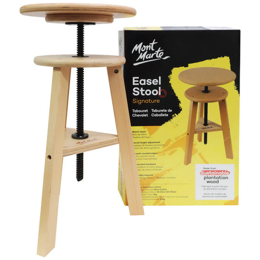 MM Beech Easel Stool