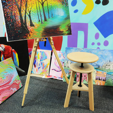 MM Beech Easel Stool