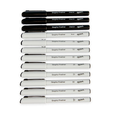 MM Technical Drawing Pens 12pc