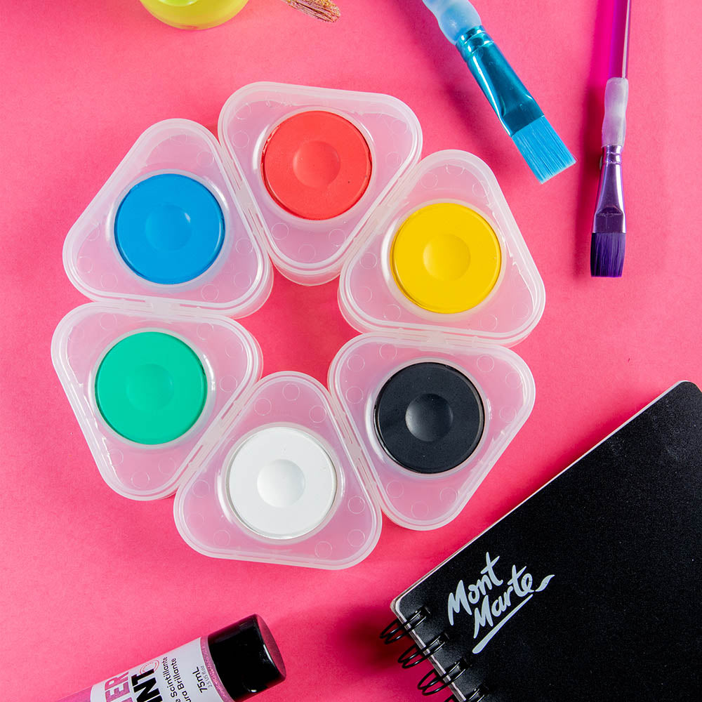 MM Kids Tempera Paint Wheel 6pc - Bright