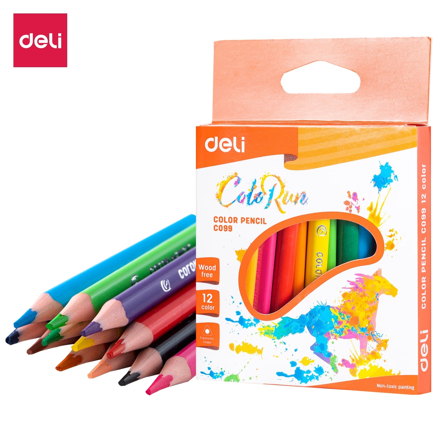 Colored Pencil - Deli 12 Colors