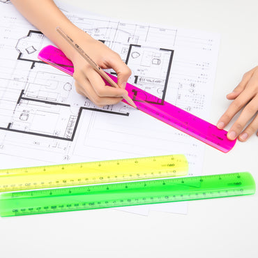 Colored Ruler 30cm  - Deli