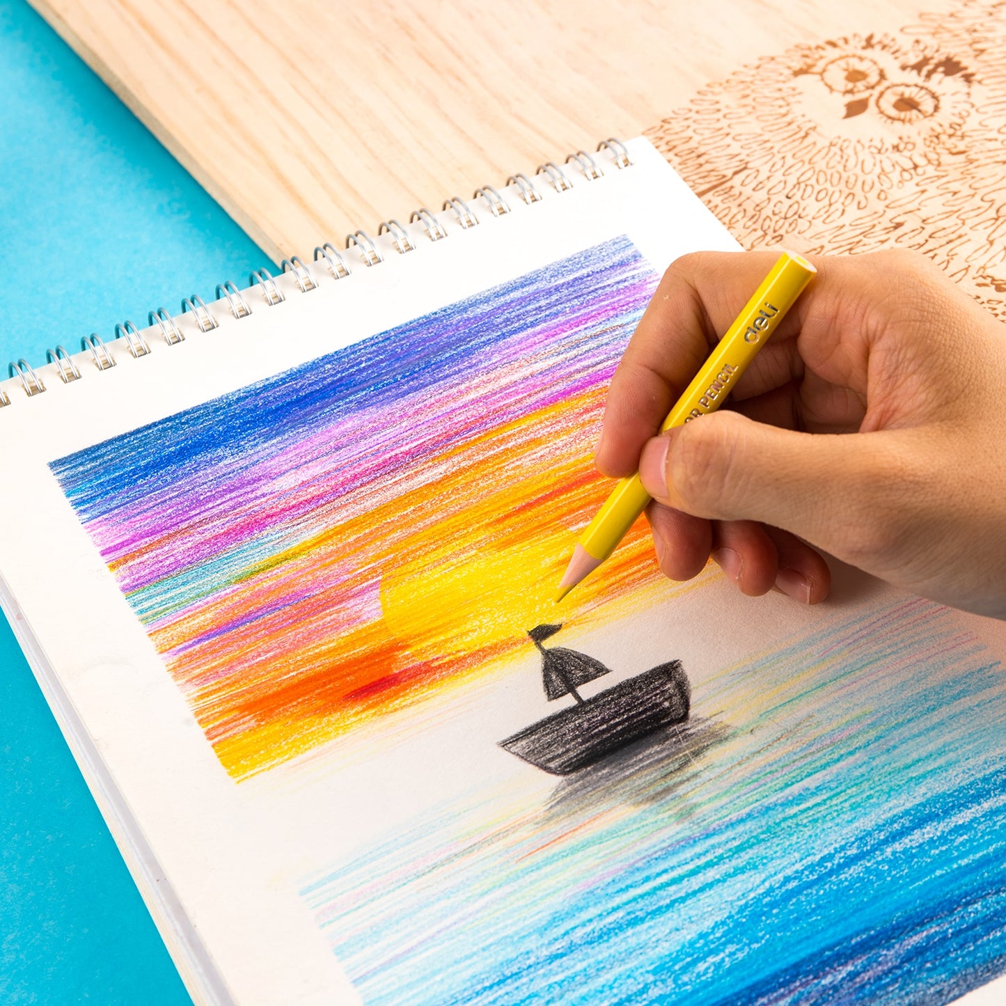 Colored Pencil - Deli 12 Colors