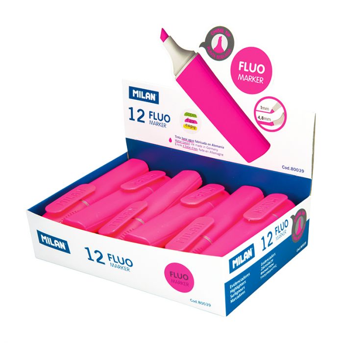 Highlighter pen Milan pink 80039