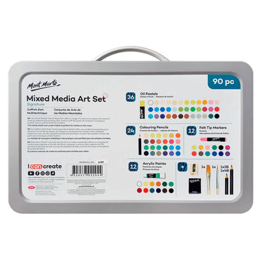Mixed Media Art Set Signature 90pc