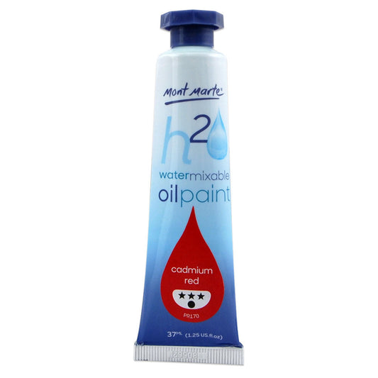 Water Mixable Oil Paint 37ml (1.25oz) - Cadmium Red