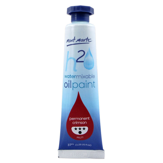 Water Mixable Oil Paint 37ml (1.25oz) - Permanent Crimson