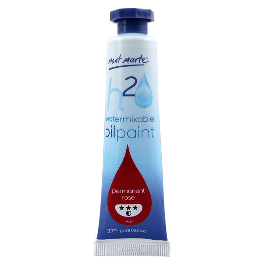 Water Mixable Oil Paint 37ml (1.25oz) - Permanent Rose