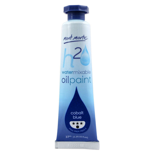 طلاء زيتي قابل للخلط بالماء 37 مل (1.25 أونصة) - أزرق كوبالت