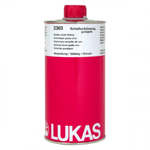 LUKAS - SHELLAC SOLUTION GOLD YELLOW - 2365 125ml