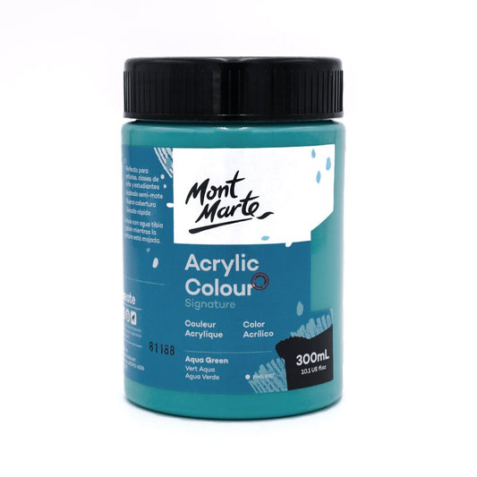 Acrylic Colour Paint Signature 300ml (10.1 US fl.oz) - Aqua Green