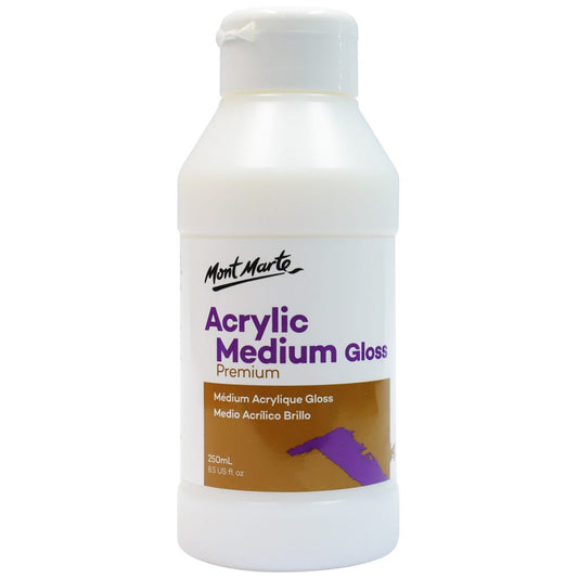 Acrylic Medium Gloss Premium 250ml (8.5 US fl.oz)
