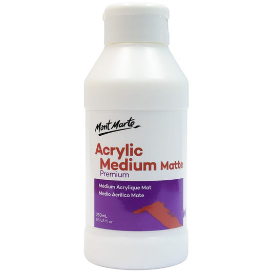 Acrylic Medium Matte Premium 250ml (8.5 US fl.oz)