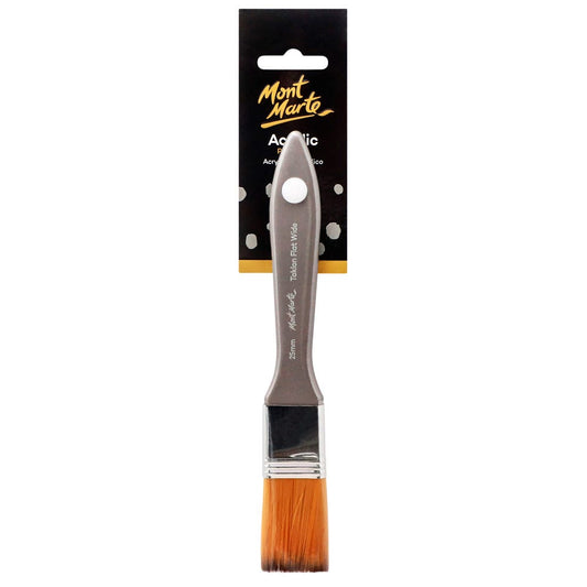فرشاة الفنان الأكريليك الفاخرة تاكلون مسطحة عريضة 25 ملم