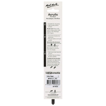 Artist Acrylic Brush Premium Taklon Rigger 1