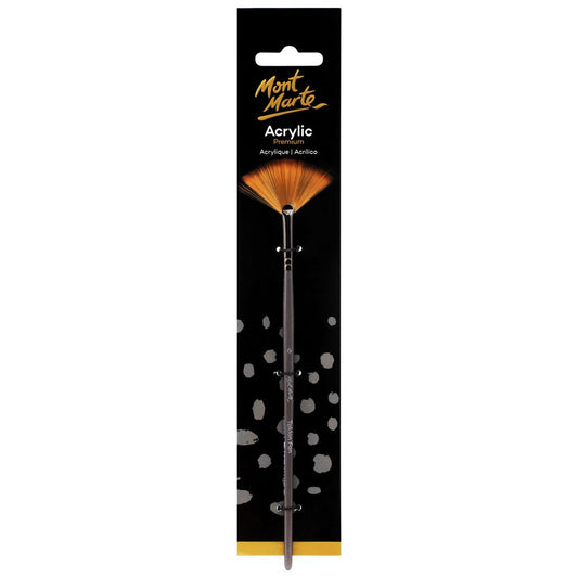 Artist Acrylic Brush Premium Taklon Fan 6