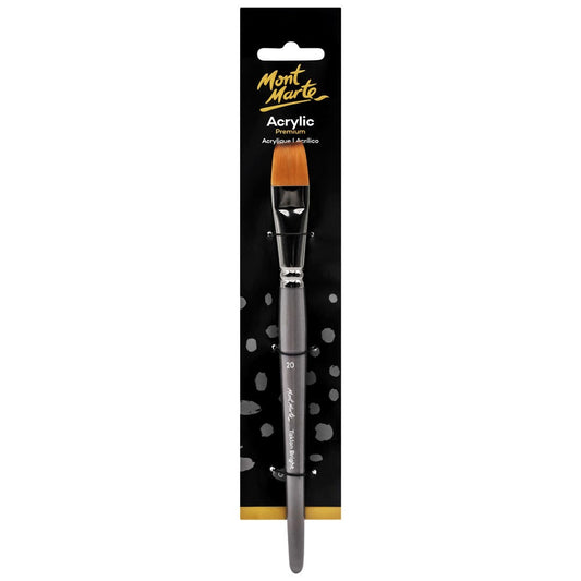 Artist Brush Premium Taklon Bright Short 20