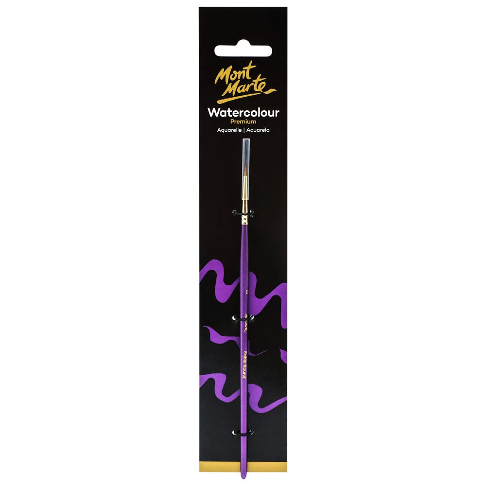 Artist Watercolour Brush Premium Sable Round 0