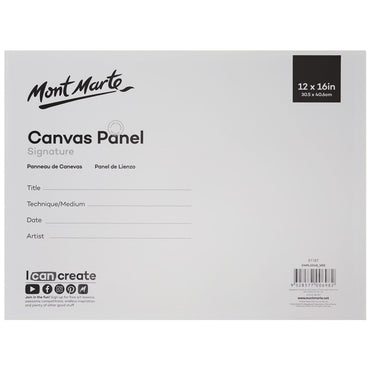 Canvas Panel Signature 1pc 30.5 x 40.6cm (12 x 16in)