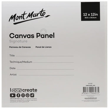 Canvas Panels Signature 2pc 30.5 x 30.5cm (12 x 12in)