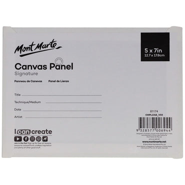 Canvas Panels Signature 3pc 12.7 x 17.8cm (5 x 7in)