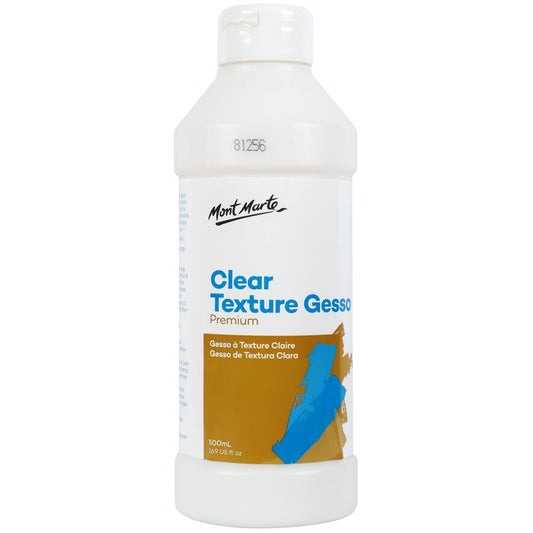 Clear Texture Gesso Premium 500ml (16.9oz)