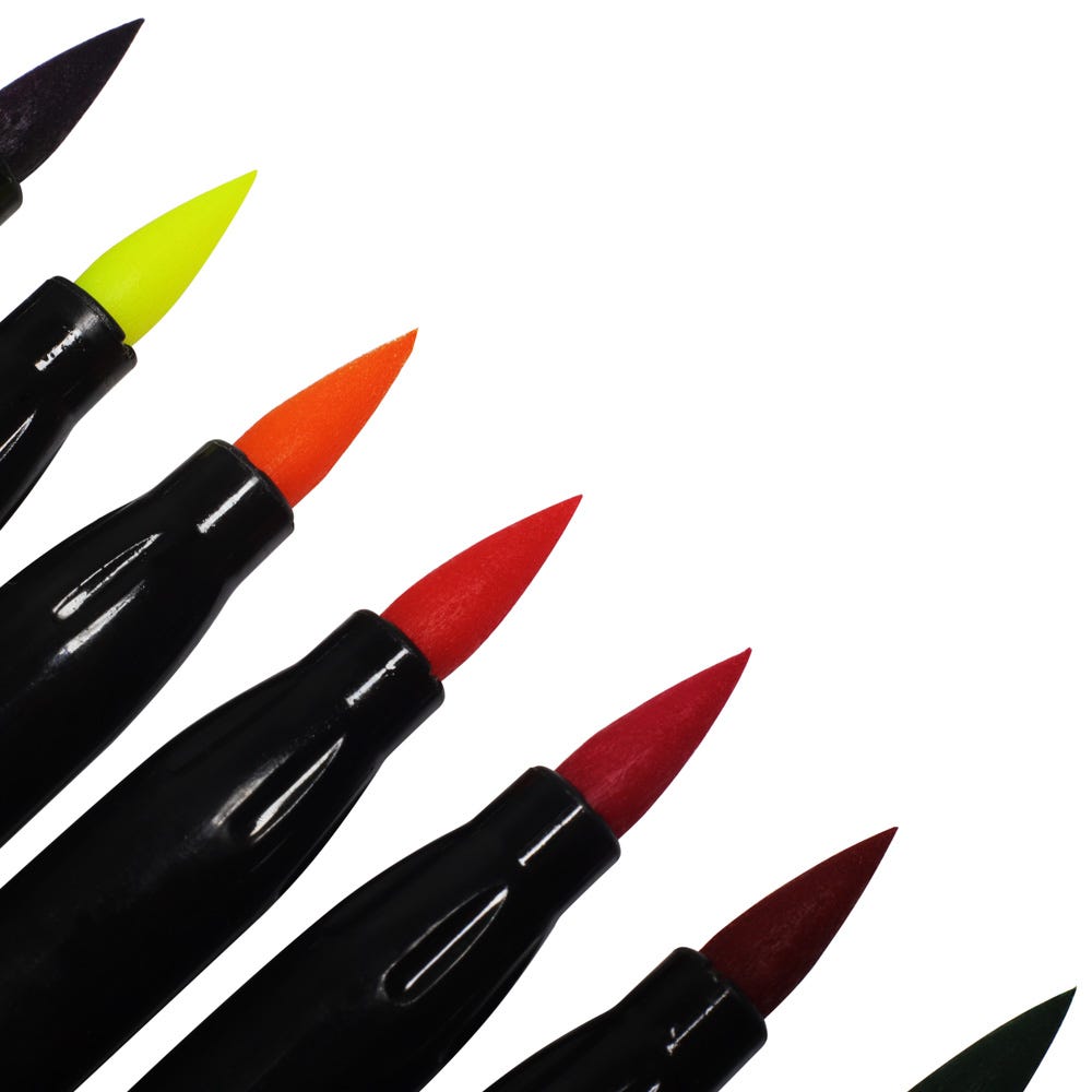 Colouring Brush Markers Signature 12pc