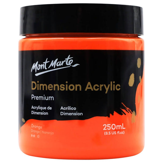 أبعاد أكريليك بريميوم 250 مل (8.5 أونصة سائلة أمريكية) - برتقالي