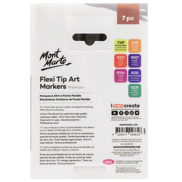Flexi Tip Art Markers Premium 7pc