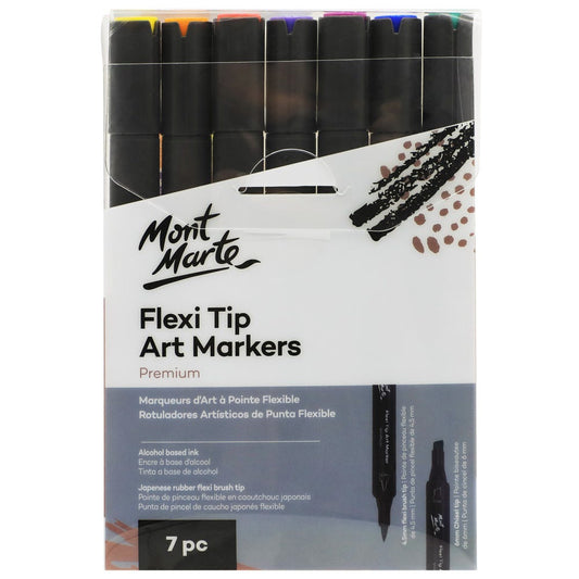 Flexi Tip Art Markers Premium 7pc