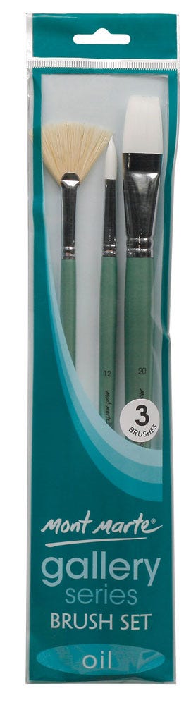 Gallery Series Brush Set Oils 3pce