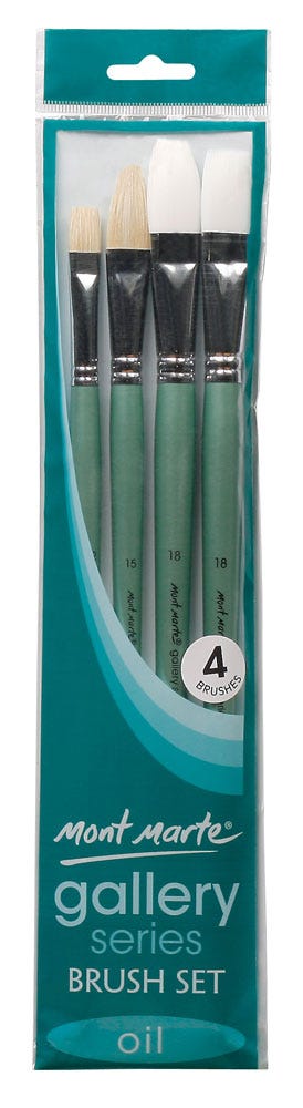 Gallery Series Brush Set Oils 4pce